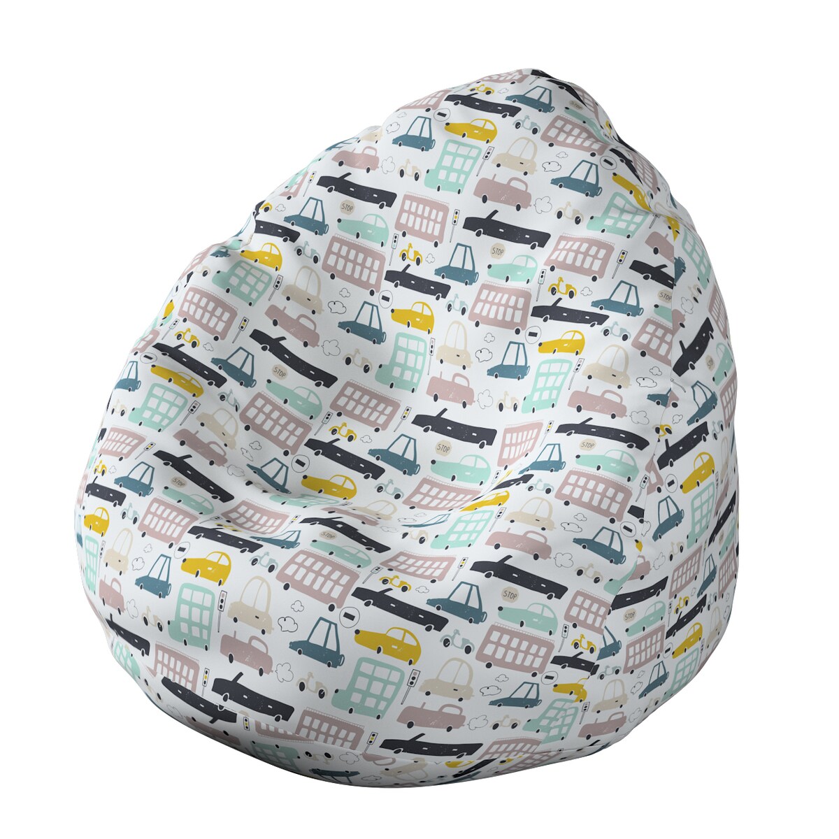 Worek do siedzenia Bowli, kolorowy, Ø80 x 115 cm, Magic Collection