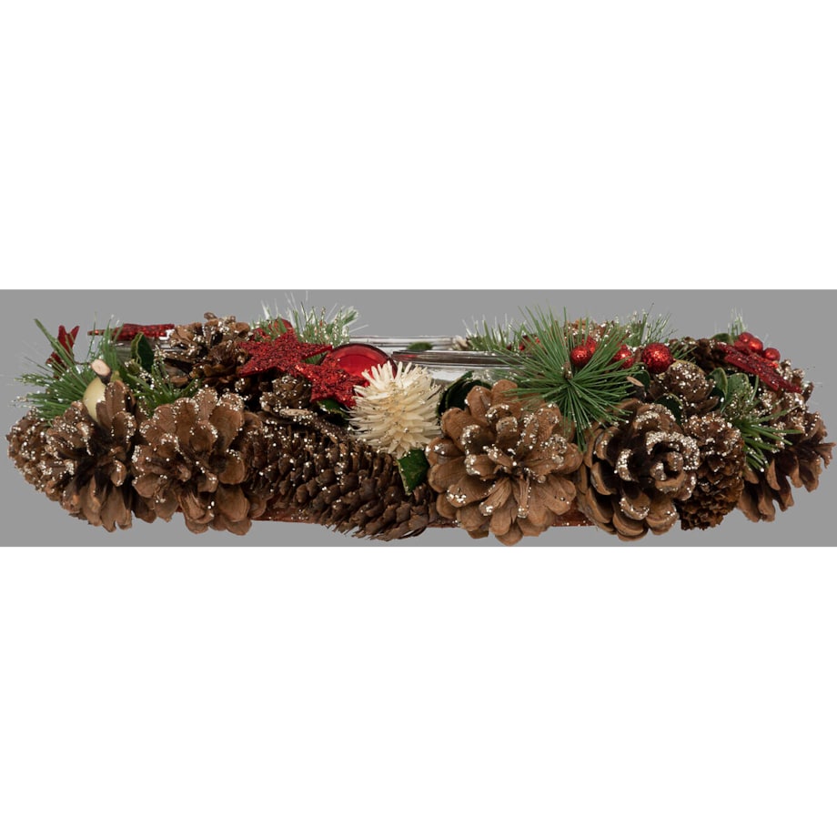 Wieniec adwentowy, świecznik na 4 świece, Ø 34 cm