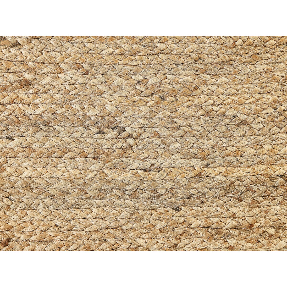 Puf z juty 45 x 45 x 30 cm naturalny DHADAR
