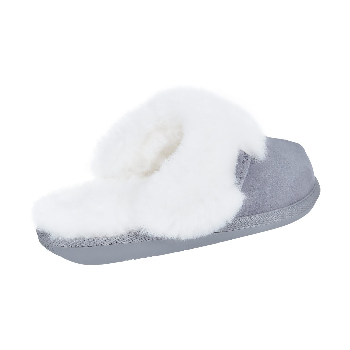 KAPCIE DAMSKIE CASHMERE POPIELATO-BIAŁE 42