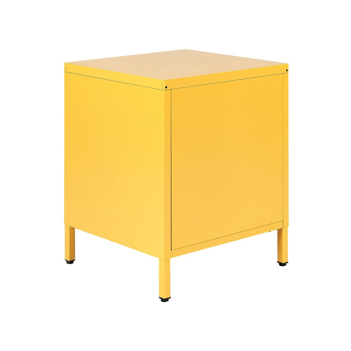 Szafka nocna metalowa żółta MALAVI
