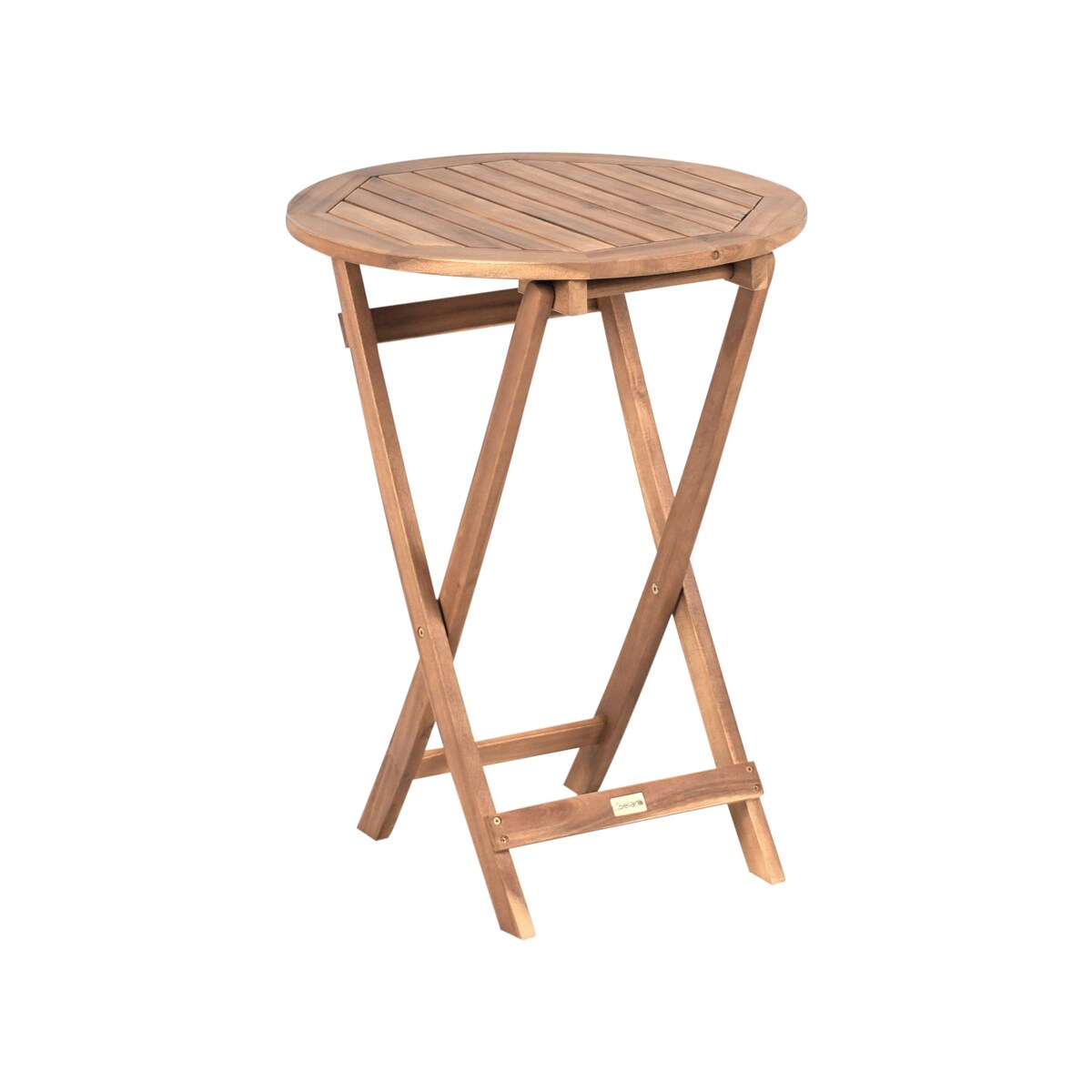 Zestaw mebli balkonowych RIVAROTTA Drewno akacjowe Brązowy/ czarny