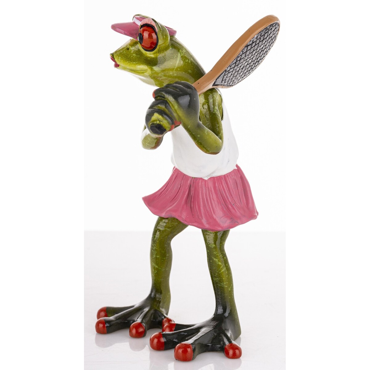 Figurka - żabka 15x9x9,5 cm FROGG tenisistka