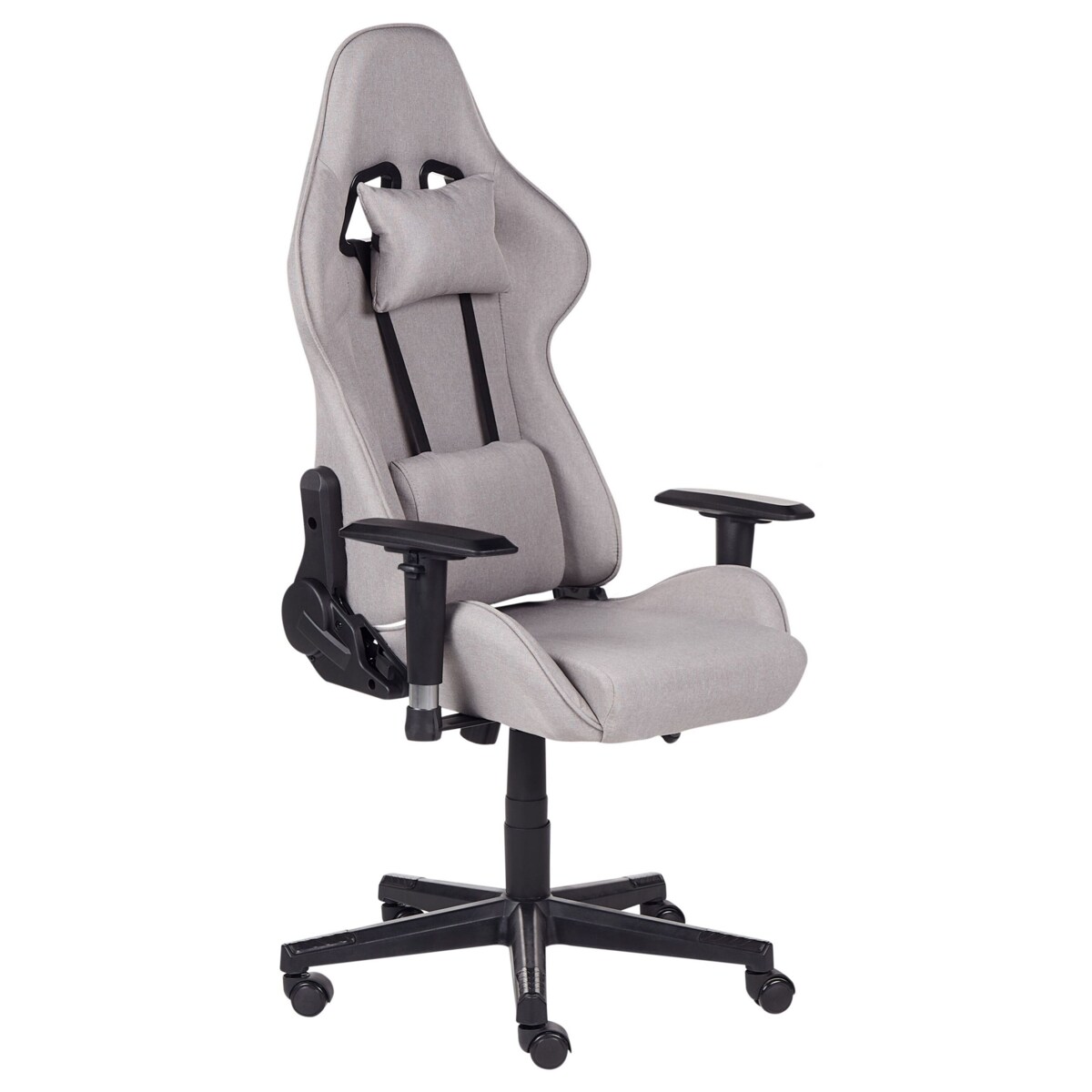 Krzesło biurowe regulowane jasnoszare WARRIOR