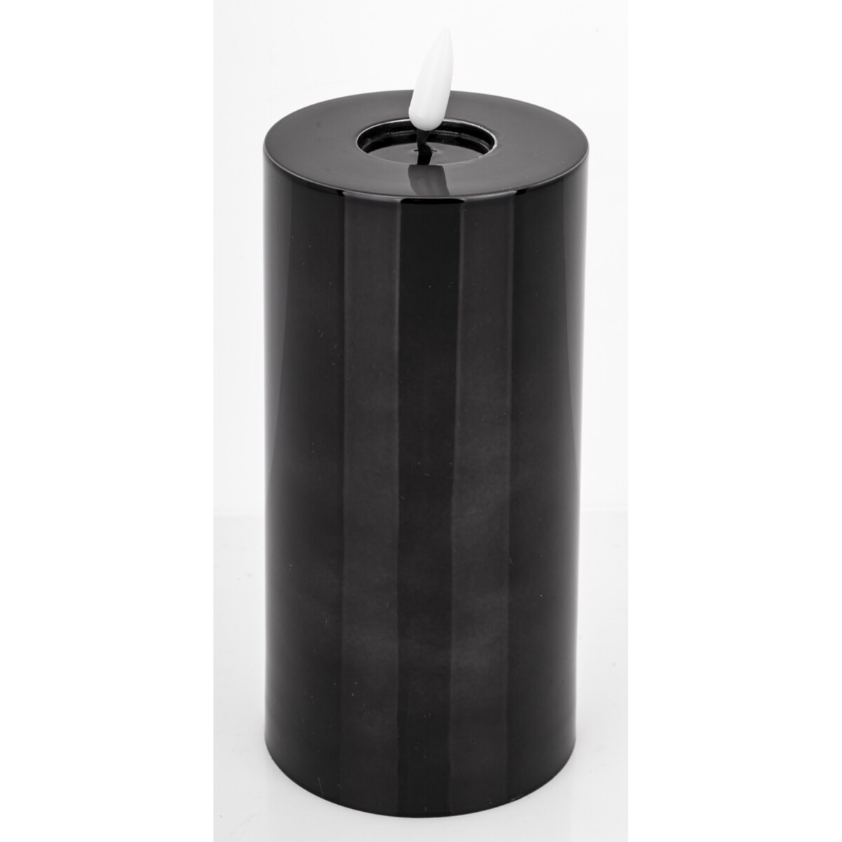 Świeca LED z tworzywa sztucznego Timer 17x7,5x7,5 cm BATTI czarna