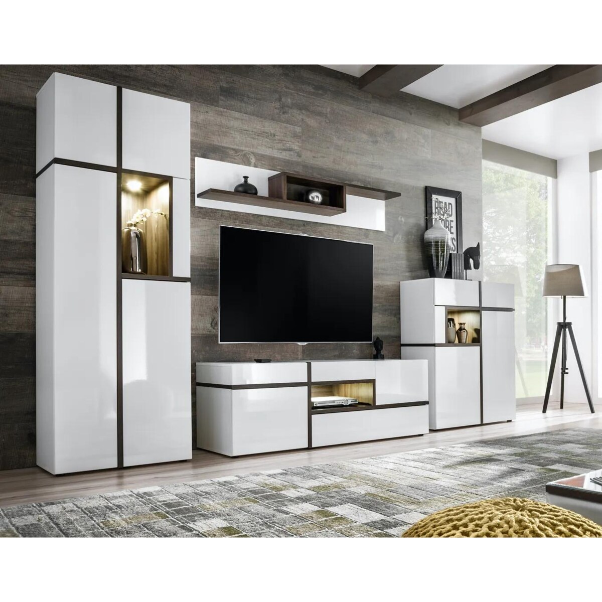 Meblościanka CROSS biała