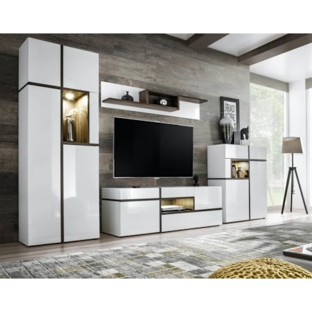 Meblościanka CROSS biała