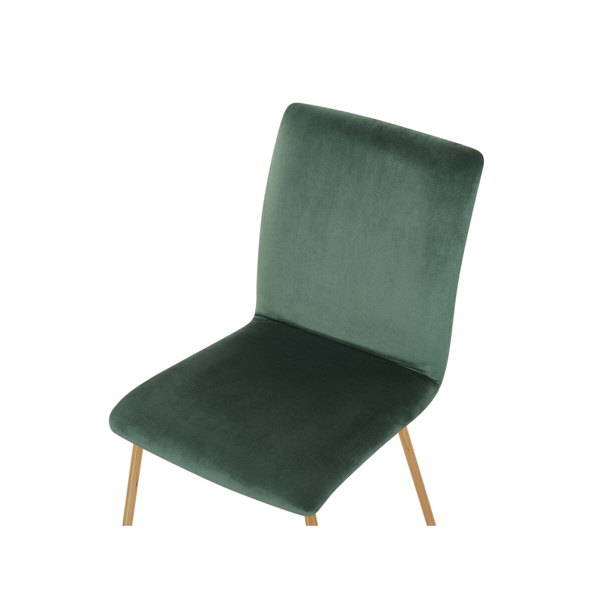 Zestaw 2 krzeseł do jadalni zielony RUBIO