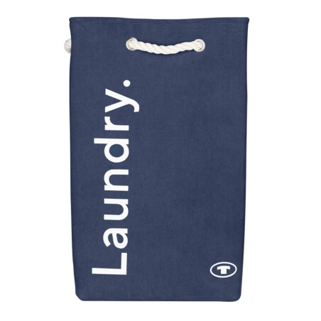 Kosz na pranie 51x29x25 cm MARINAIO granatowy