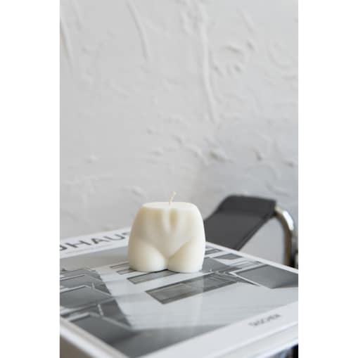 Świeca sojowa pośladki Body Part Bottom, 110 g, INSPIRA