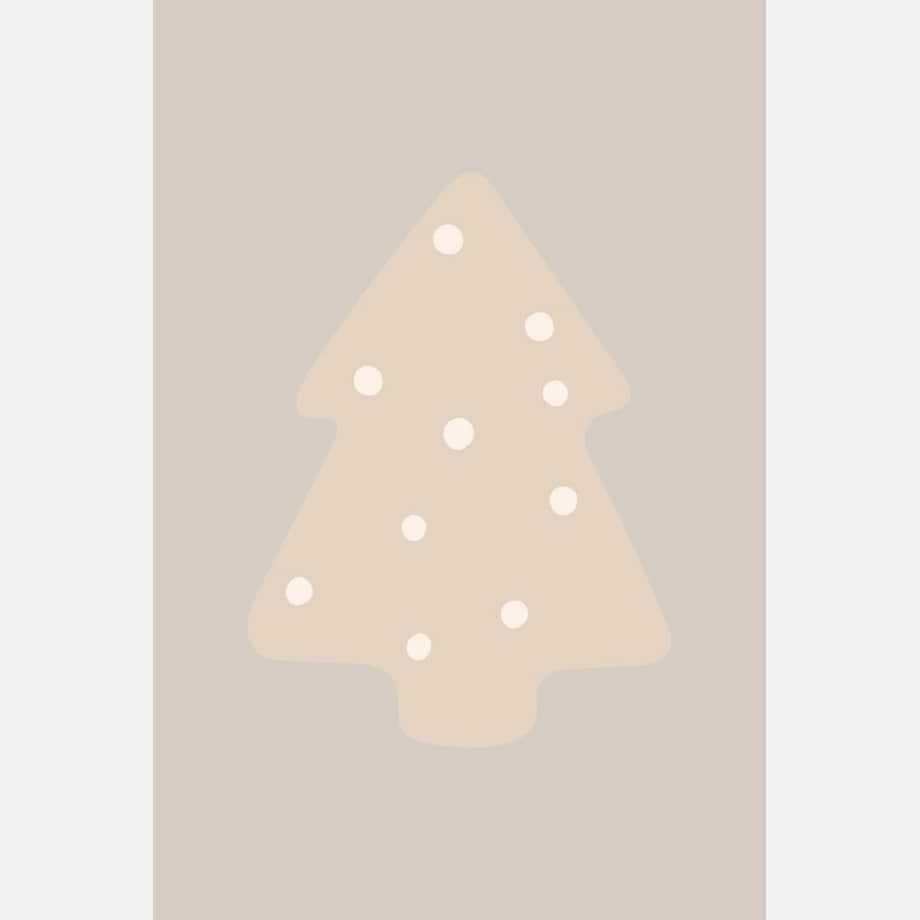 Plakat dla dzieci Choinka 20x30