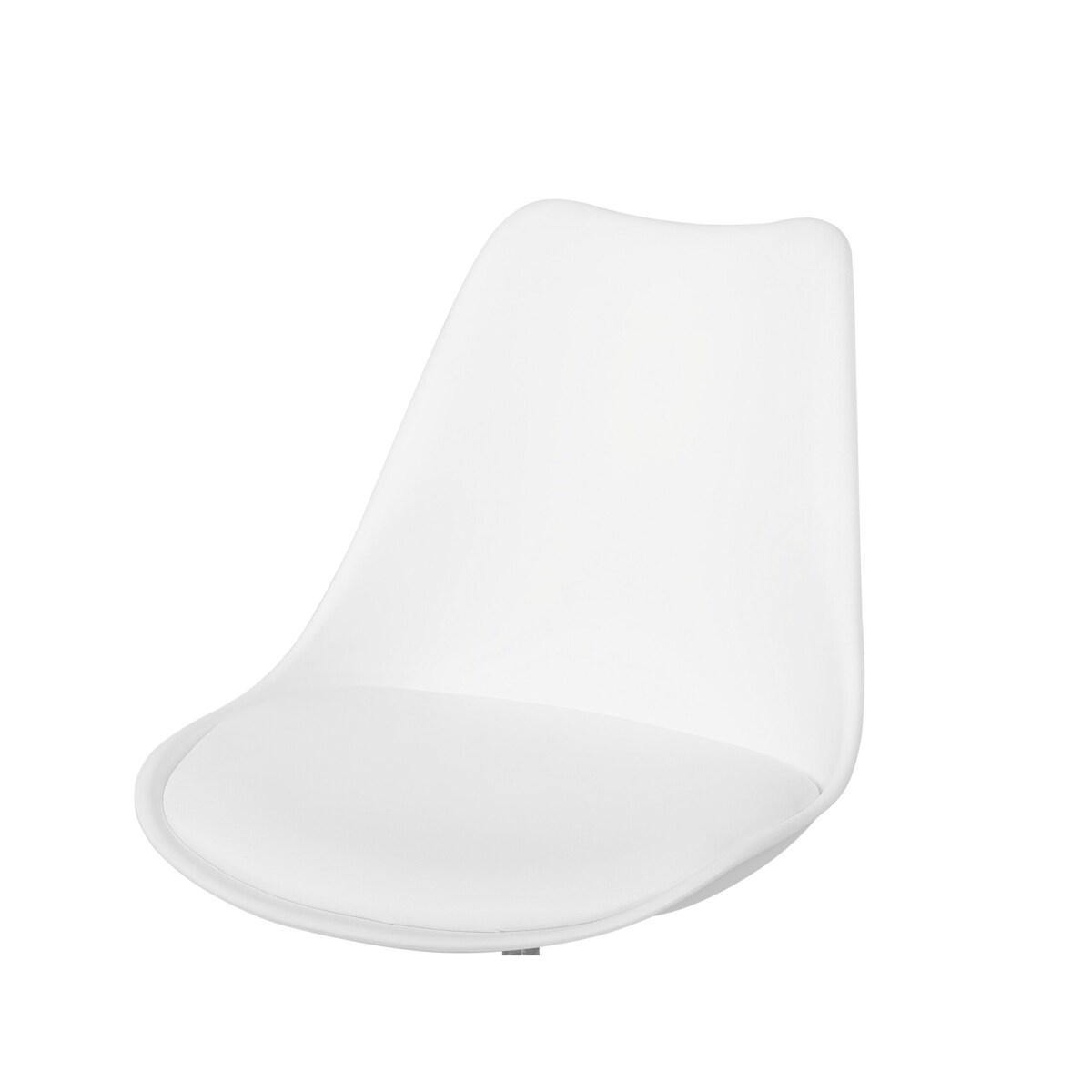 Krzesło biurowe regulowane ekoskóra białe DAKOTA II