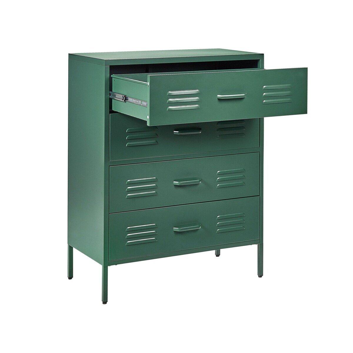 Komoda metalowa zielona ENAGO