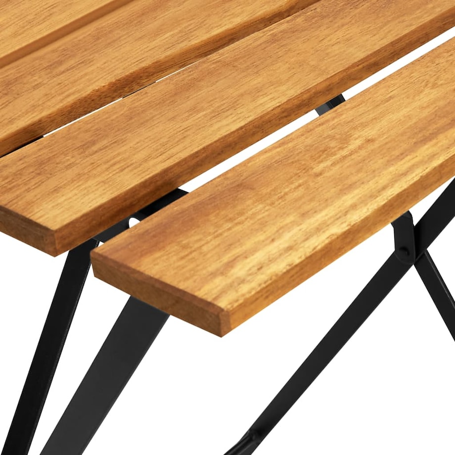vidaXL Stolik bistro, 55x54x71 cm, lite drewno akacjowe