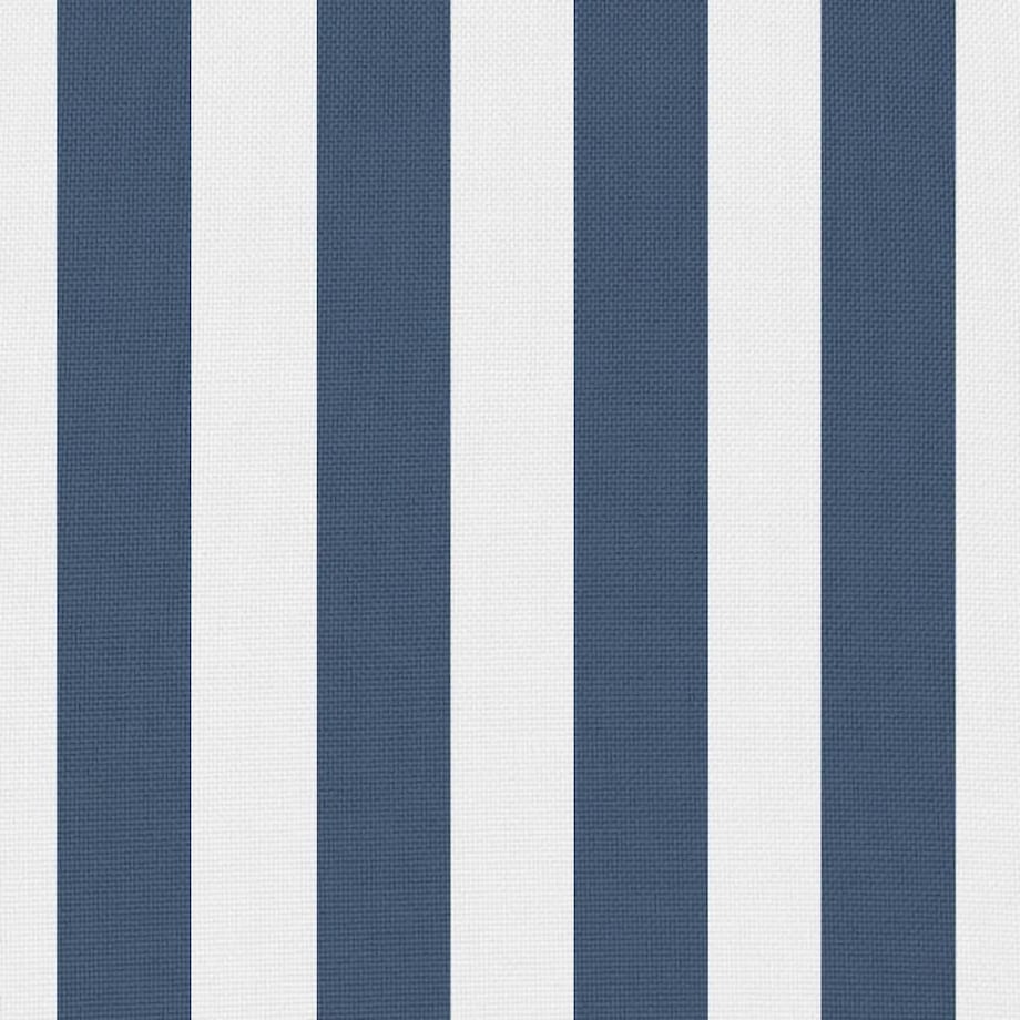 vidaXL Poduszki na zewnątrz, 2 szt., w paski, 60x40 cm, granatowe