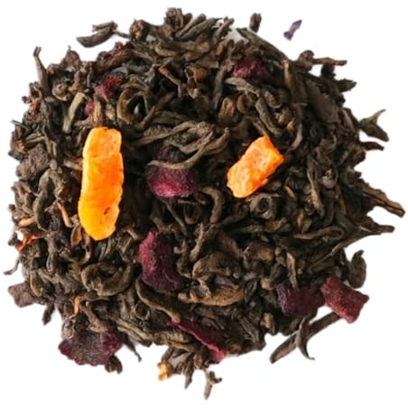 Herbata czerwona pu-erh AMARETTO premium sypana upominek morele burak 170g