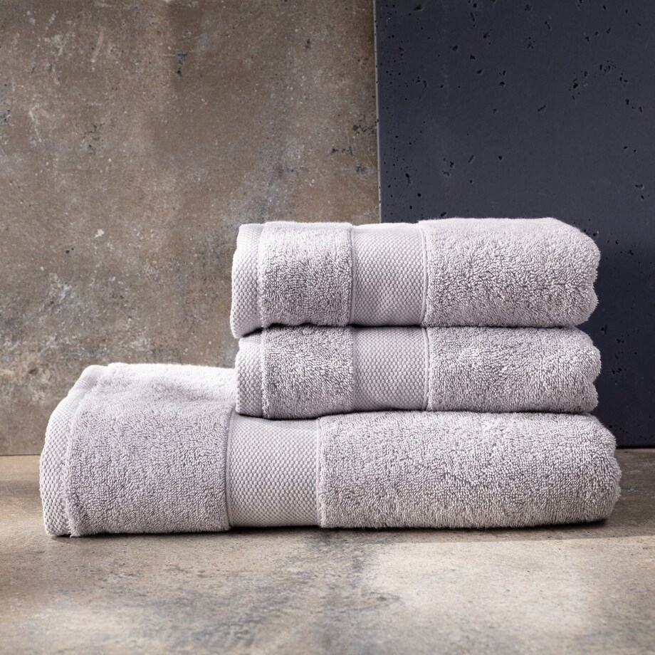 Zestaw ręczników Cairo 3 szt. grey, 2 szt. 50 x 90 cm  / 1 szt. 70 x 140 cm
