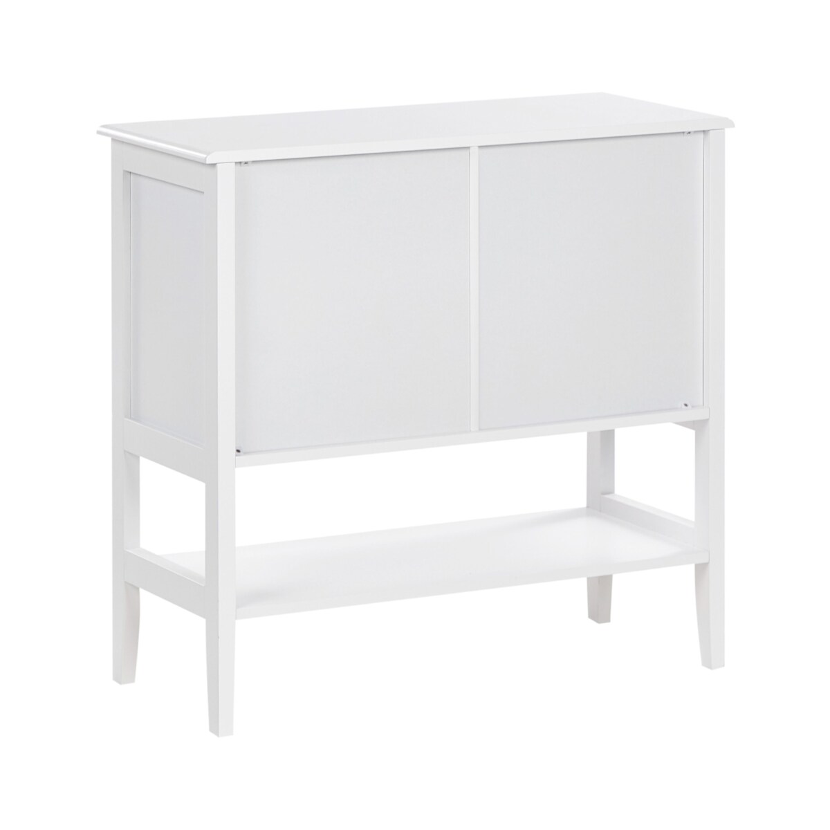 Witryna Z półką INLET Drewno 80 cm 36 cm Biały