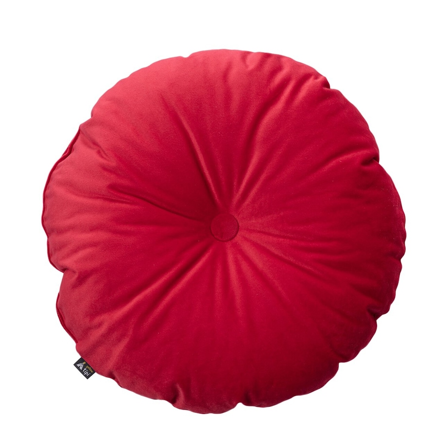 Poduszka Candy Dot, intensywna czerwień, 37 cm, Posh Velvet