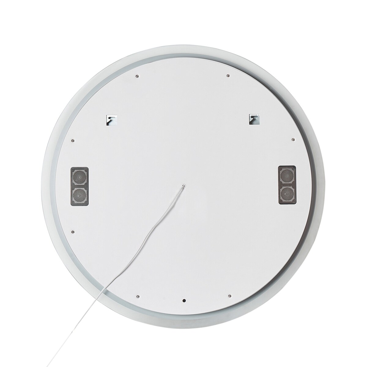 Lustro ścienne LED z głośnikiem Bluetooth 80 cm srebrne FIXIN