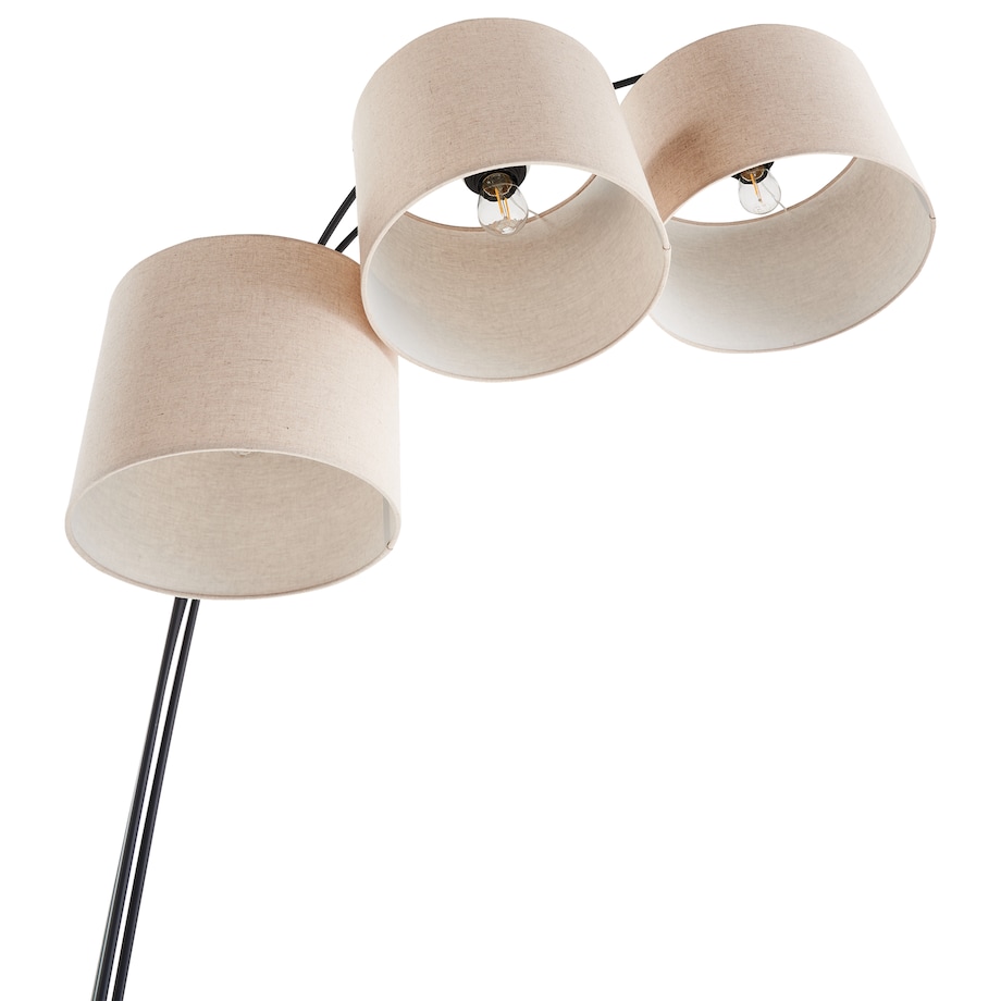 Lampa podłogowa CARONI Len Beżowy
