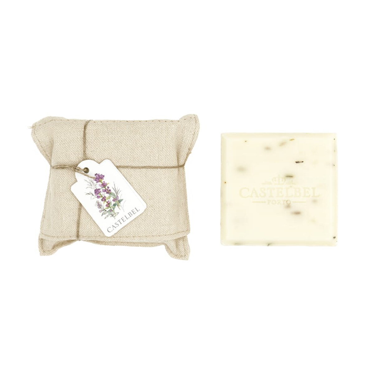 Mydło w kostce Castelbel linen lawenda 150 g