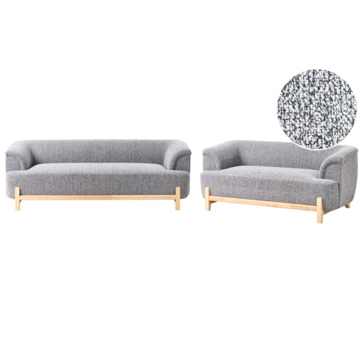 Komplet wypoczynkowy dla 5 osób ALNOR Ciemnoszary