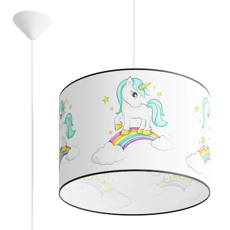 Lampa wisząca JEDNOROŻEC 40 biała