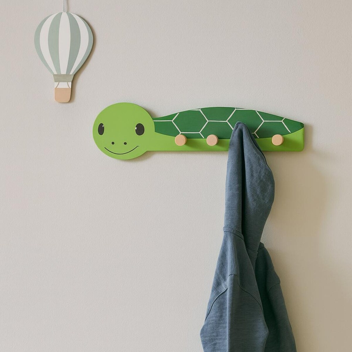 Wieszak do pokoju dziecięcego MINI ZOO, 35,5 x 6,5 x 10 cm