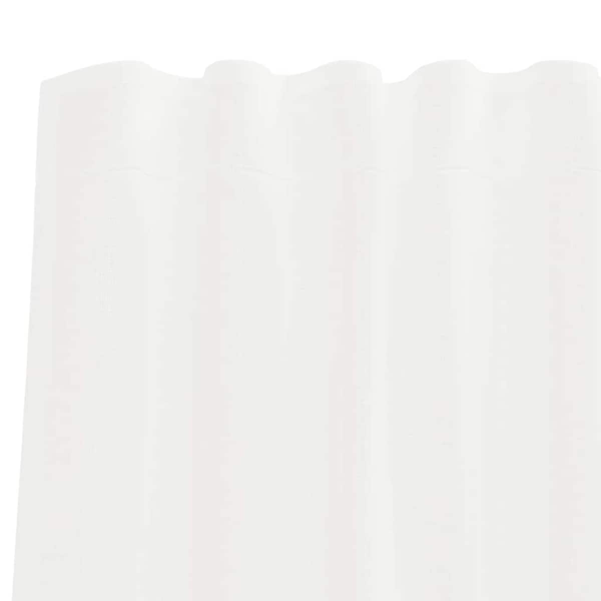 vidaXL Zasłony woalowe z kieszeniami na drążek 2 szt. białe