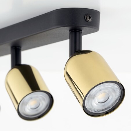 Reflektorki sufitowe potrójne Top 6032 TK Lighting tuby metalowe złote