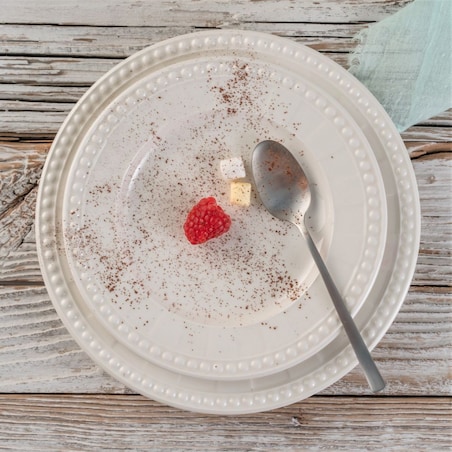 VILLA ITALIA Serwis obiadowy na 6 osób VENICE WHITE