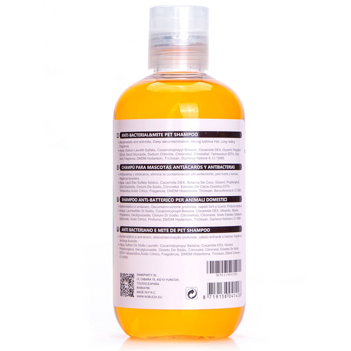 Szampon Dla Psa Kota Antybakteryjny Przeciw Roztoczom Pielęgnacyjny 250 Ml