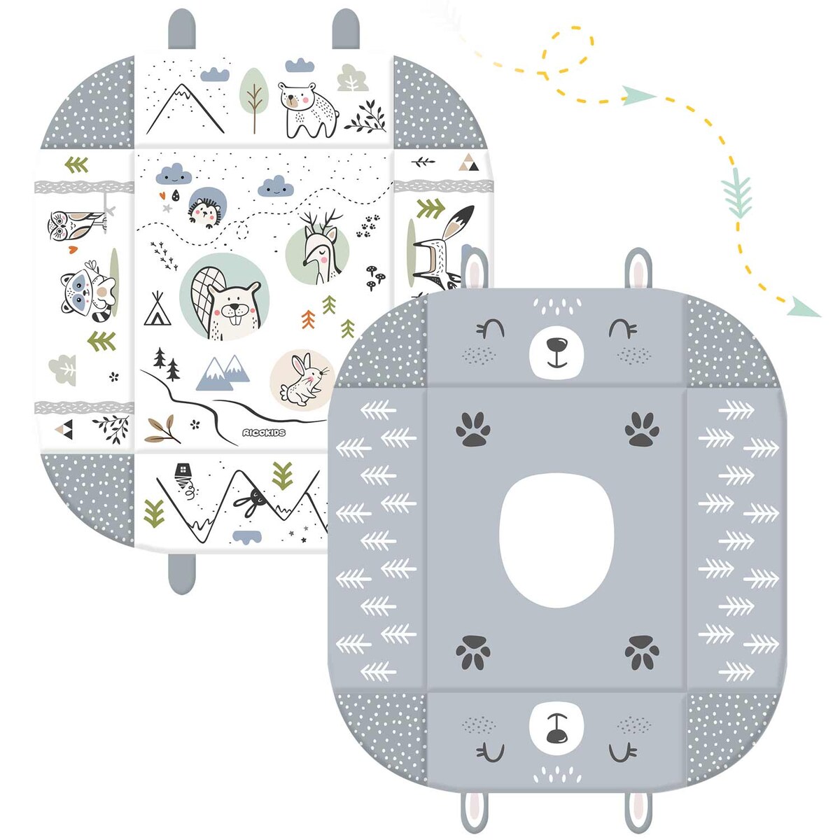Mata edukacyjna interaktywna Ricokids dla niemowląt 3w1 7350