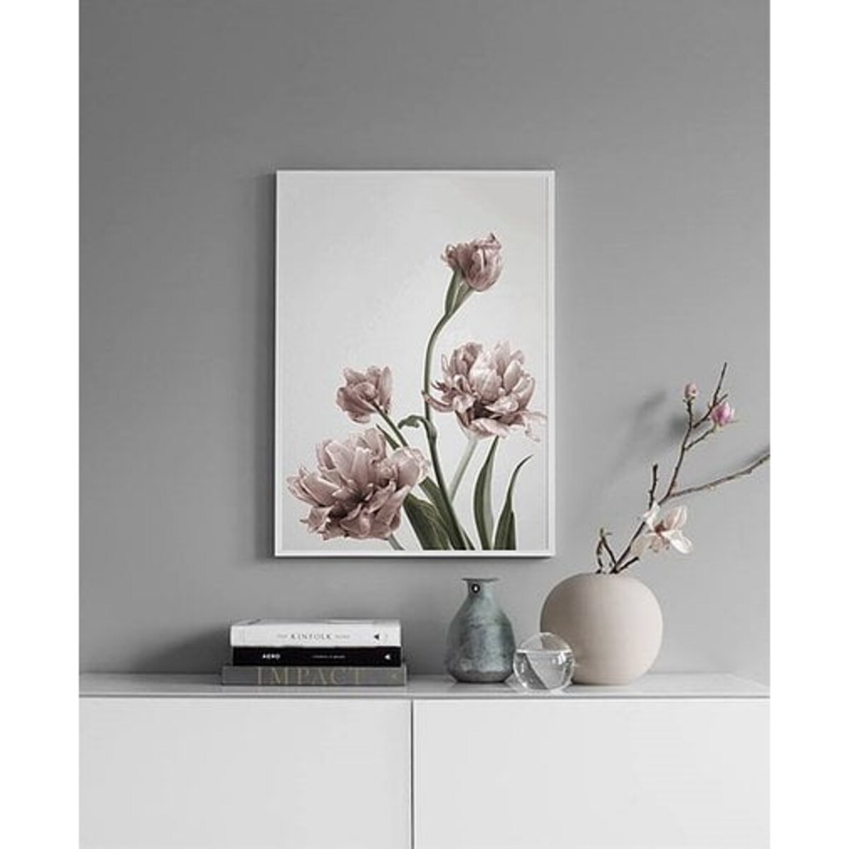 Poster Story, Plakat, Obraz - Różowe Tulipany No2, wymiary 42 x 60 cm