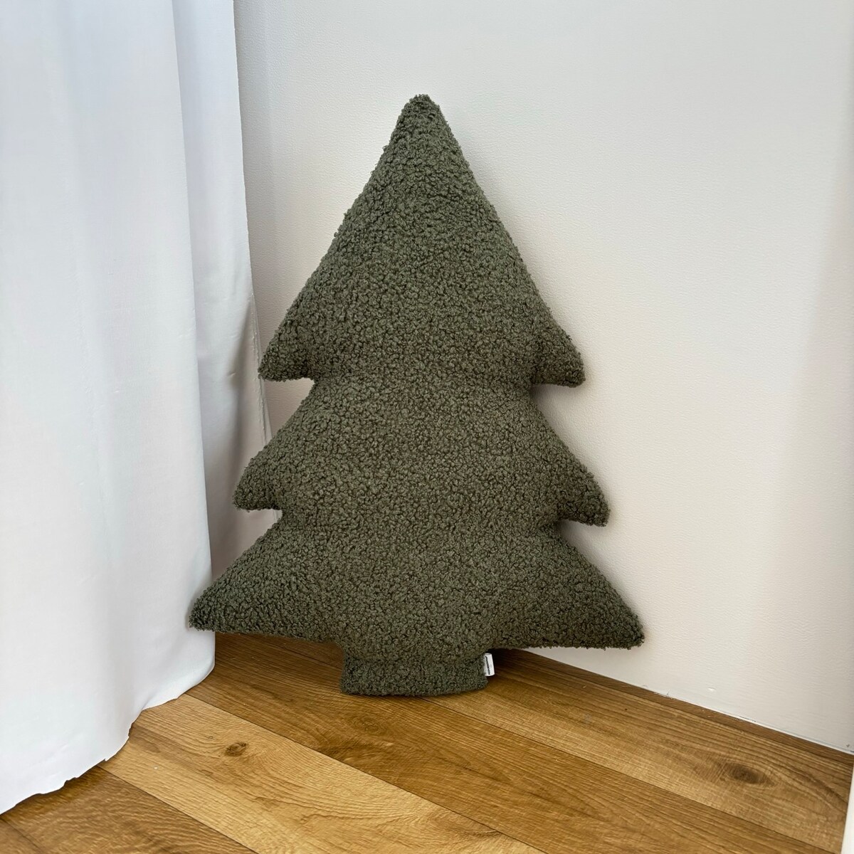 Poduszka Choinka boucle zielona