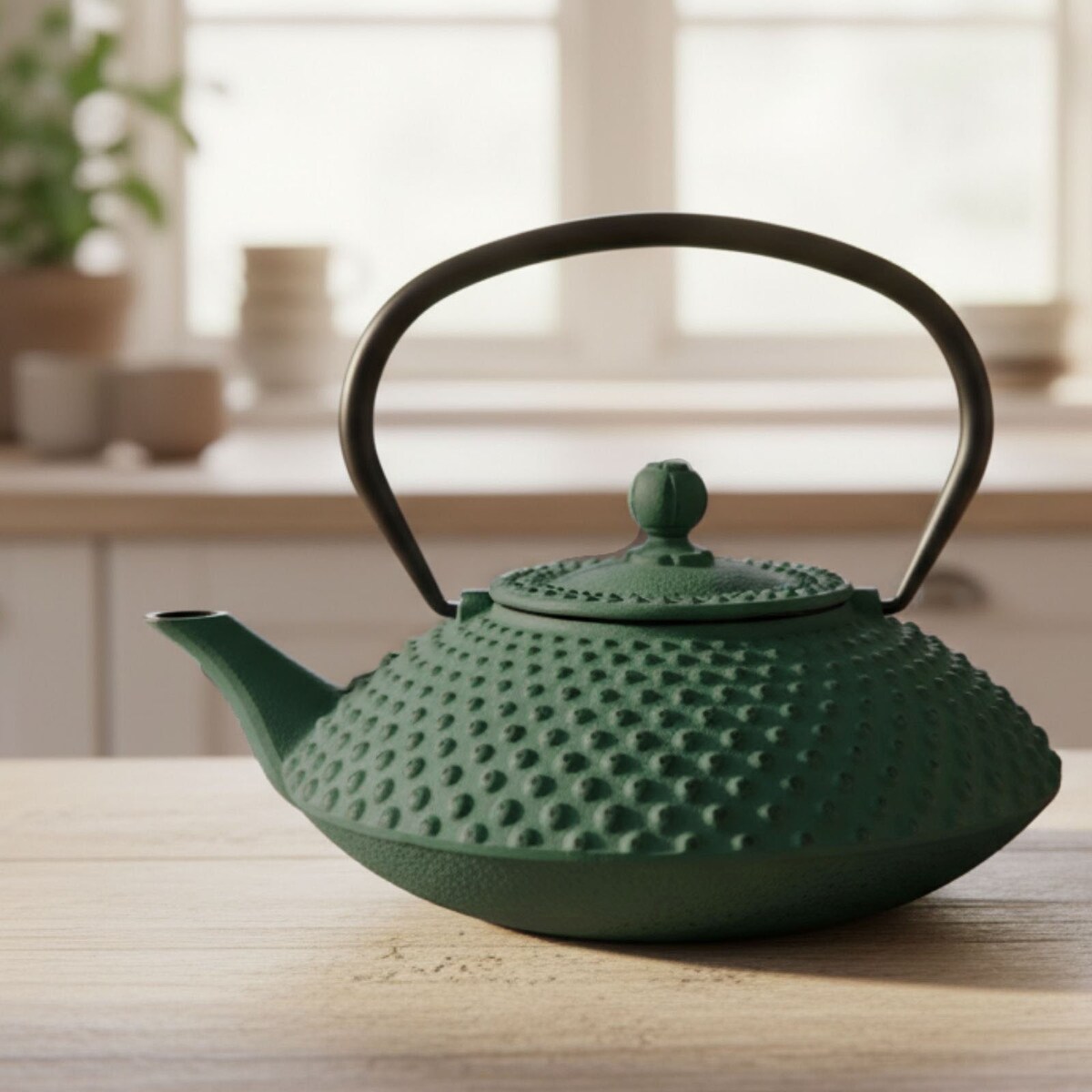 Czajnik żeliwny z zaparzaczem MIKA, 1250 ml