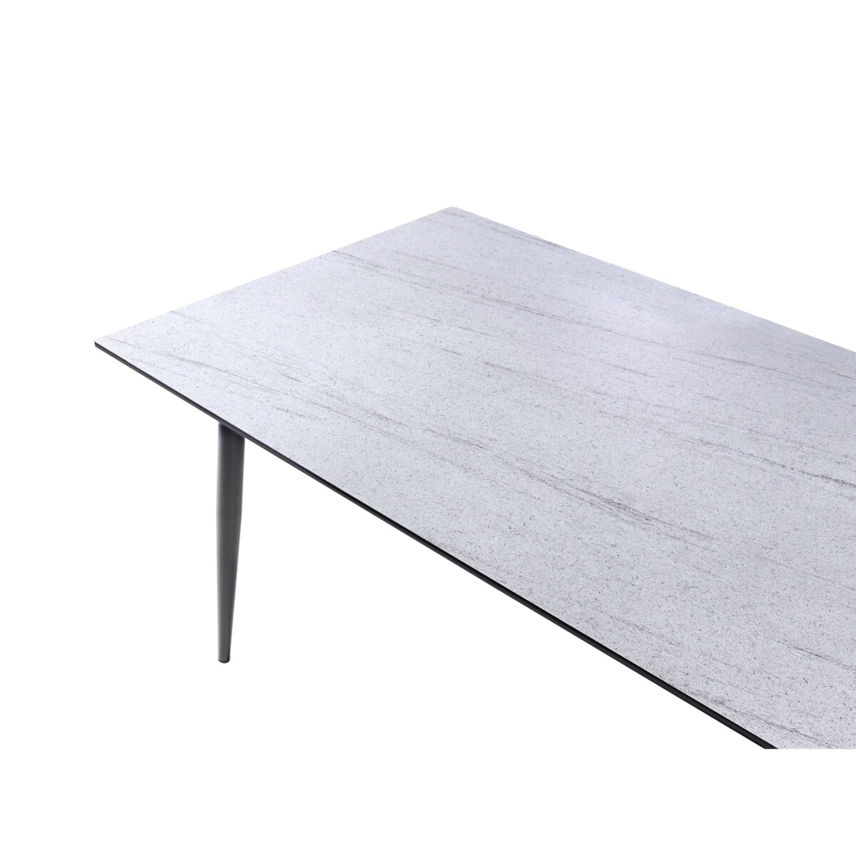 Stół ogrodowy TOLENTINO 180 cm 90 cm Imitacja kamienia Efekt trawertynu