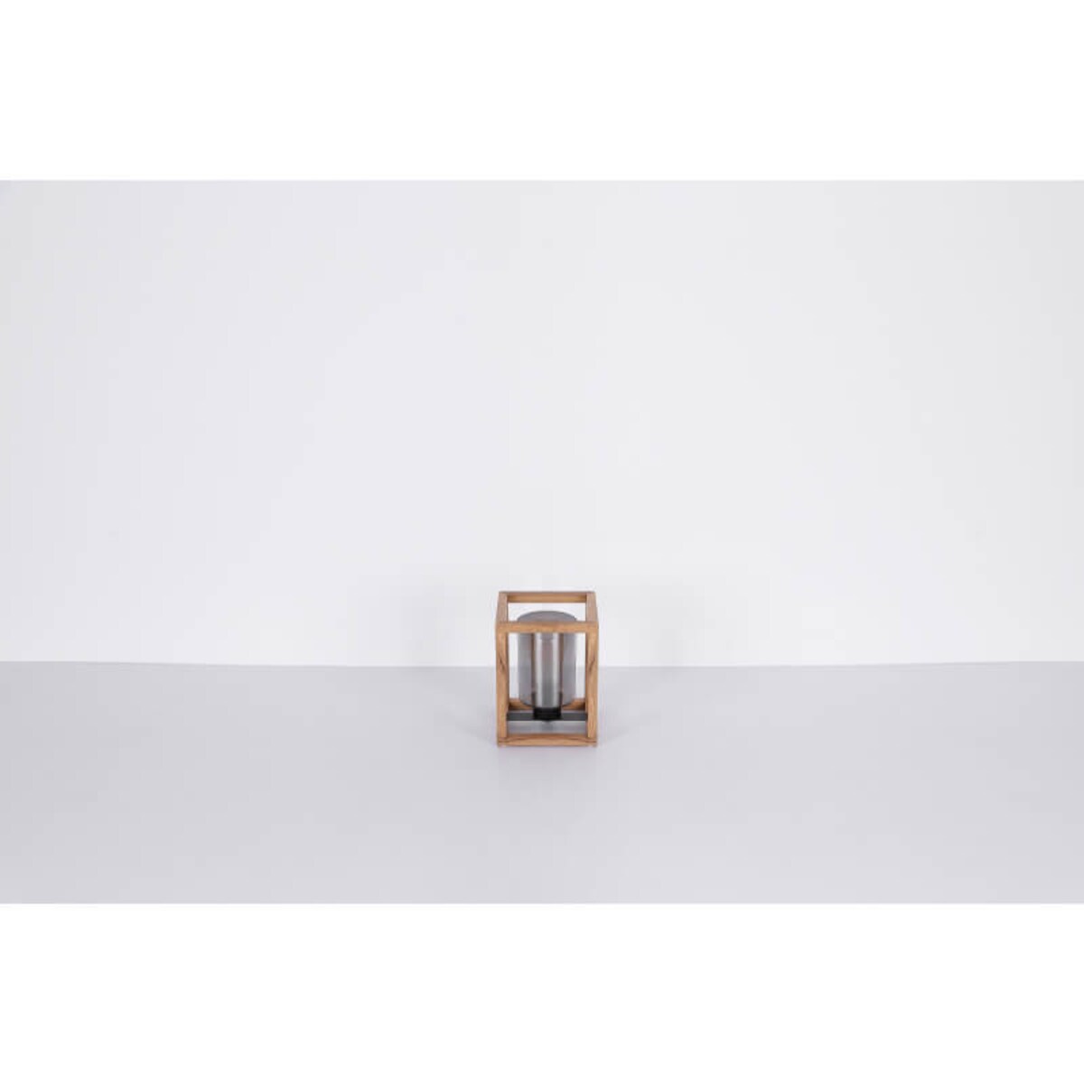 Lampa stołowa Pettey 15497T Globo drewniana do salonu metal szkło czarny