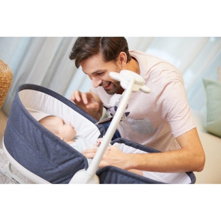 Wielofunkcyjny bujaczek Tiny - Denim