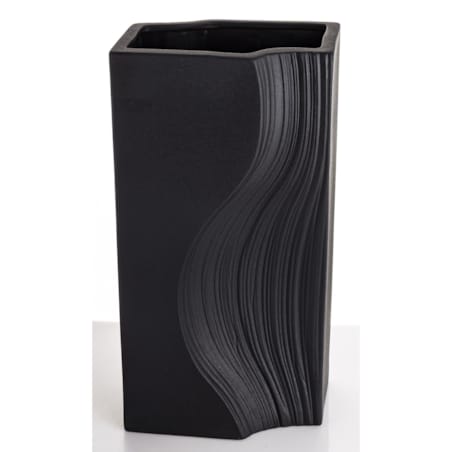 Wazon porcelanowy 35x17x12 cm PRINCIPE czarny