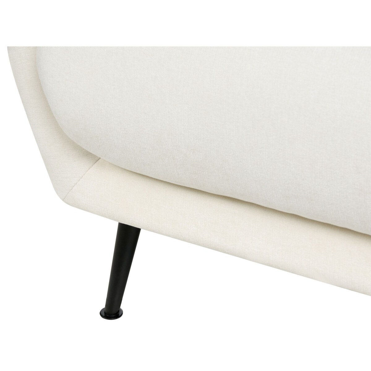 Sofa dla 2 osób EIBY Szenil Biały