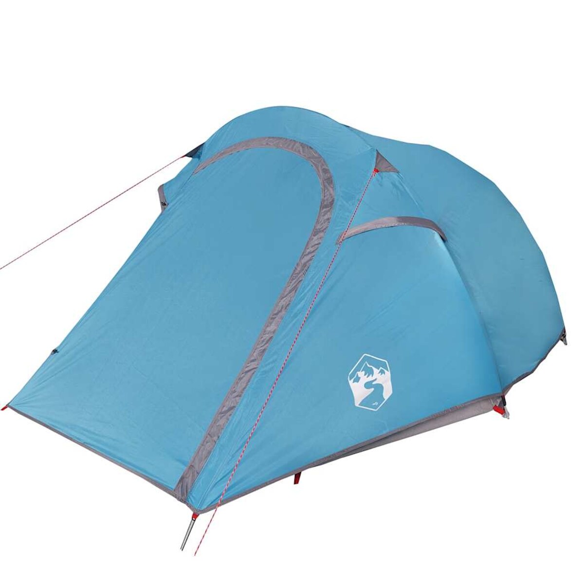 vidaXL Namiot turystyczny, tunelowy, 2-os., niebieski, wodoszczelny