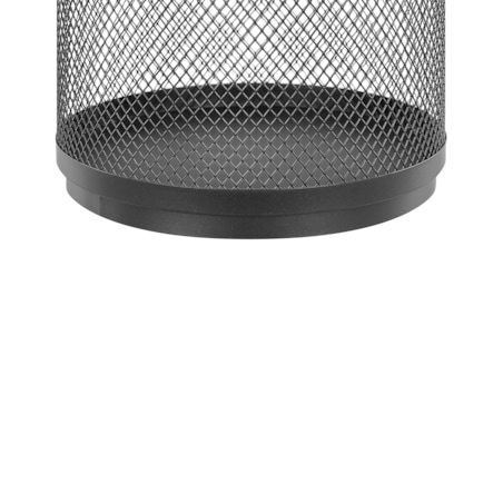 Lampion metalowy 19 cm czarny YAMDENA