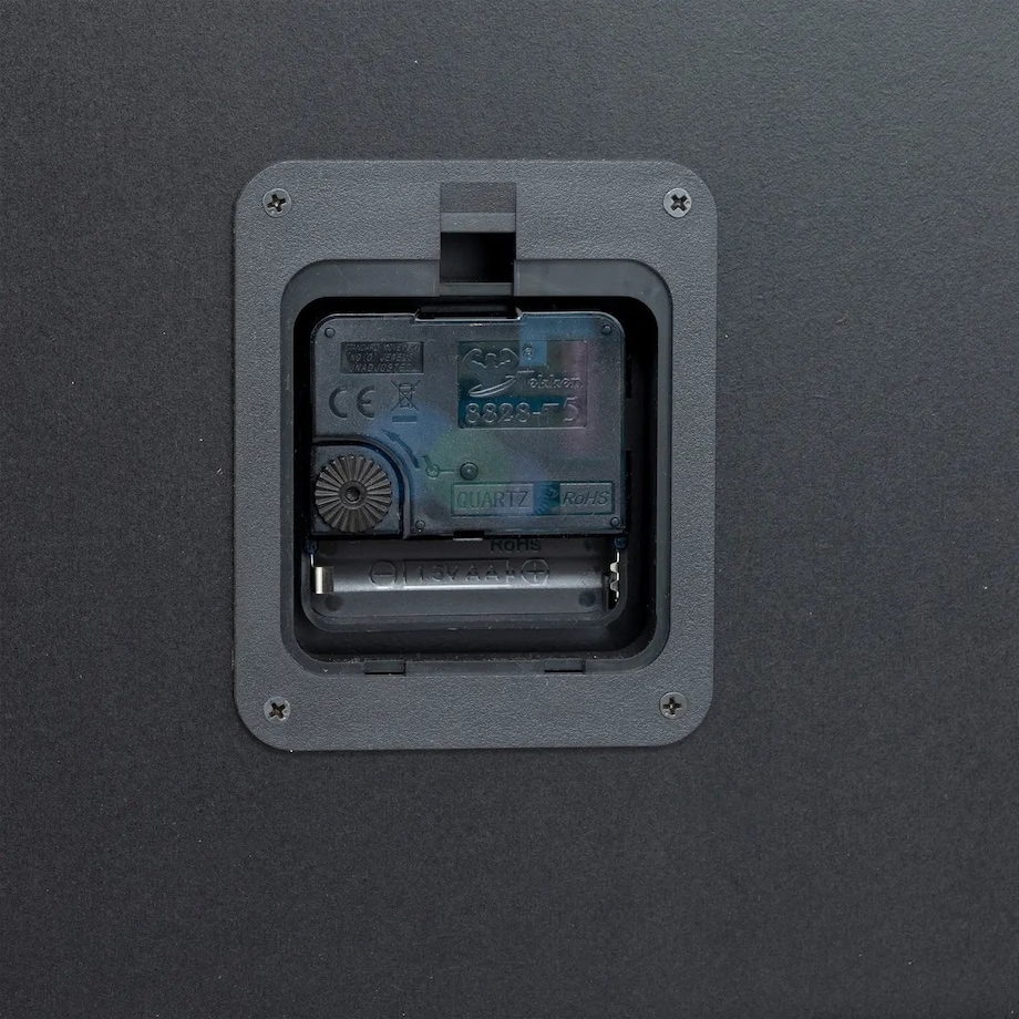 Zegar wiszący beżowo - złoty Sonika 49,5cm