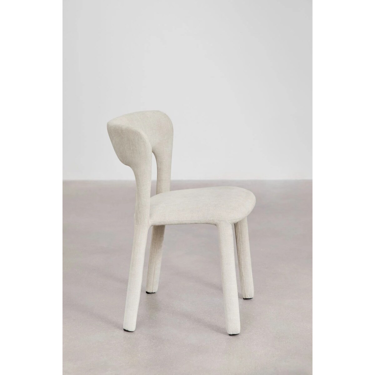 Krzesło do jadalni tapicerowane Brussels kremowe