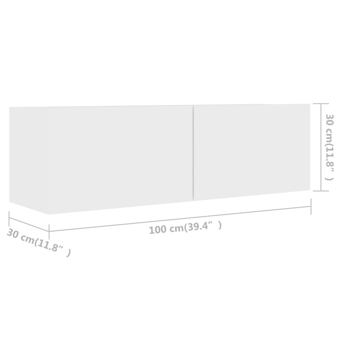 vidaXL 6-cz. zestaw szafek TV, biały, materiał drewnopochodny