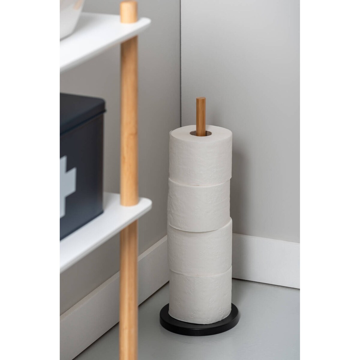 Stojak na papier toaletowy CLEAN, 46 cm