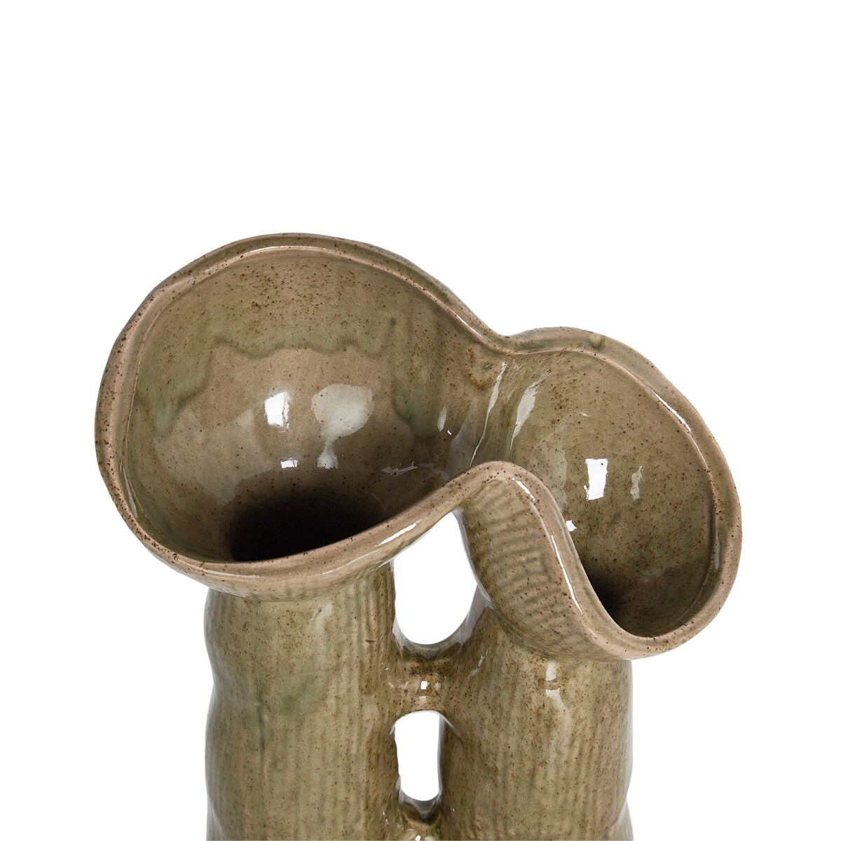 Kamionka Wazon na kwiaty 28 cm Zielony WATERPOPPY