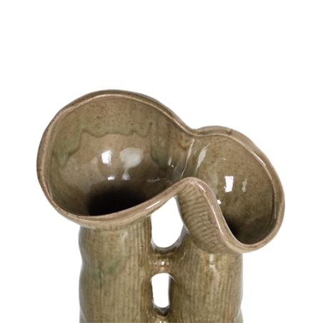 Kamionka Wazon na kwiaty 28 cm Zielony WATERPOPPY